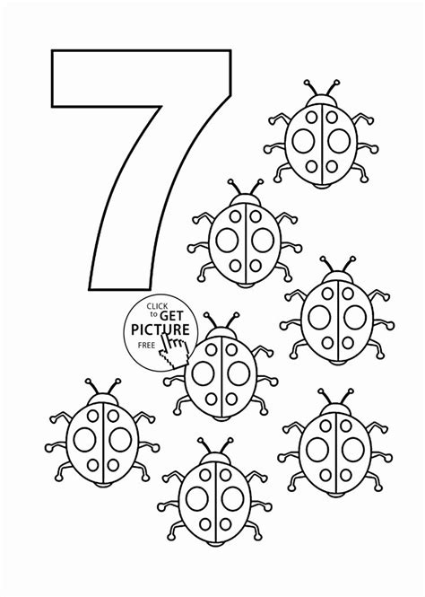 coloring numbers   lovely number  counting coloring pages math