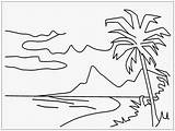 Pemandangan Pantai Mewarnai Sketsa Laut Kartun Gunung Mewarna Buah Warna Tepi Sawah Kumpulan Binatang Bagus Marimewarnai Berkunjung Yuk Sd Mangga sketch template