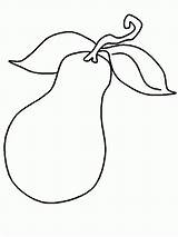 Colorear Pera Peras Gruszki Frutta Verdura Pear Fruchte Gruszka Kolorowanki Dzieci Desene Colorat Planta Dibujoimagenes Alimenti Fruta Diseños Colorings sketch template