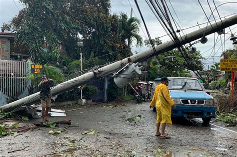 southern leyte  electricity food due  typhoon odette