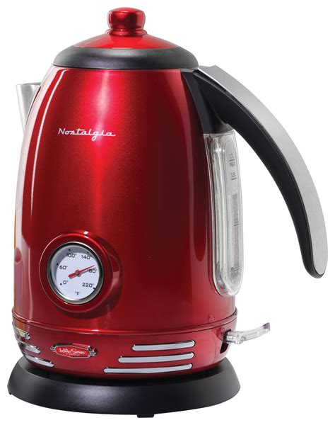buy nostalgia electrics retro series  style  cup electric water kettle red rwk