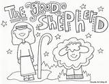 Shepherd Coloring Good Pages Jesus Am John Drawing Color Printable Template Getdrawings Getcolorings Religious sketch template