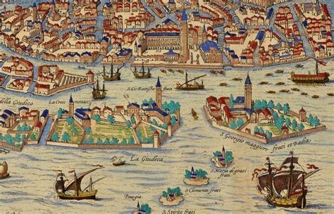 Venice 1565 Venice Map Old Maps Venice City