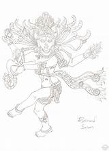 Nataraja Lord Sketch Shiva Desipainters Paintingvalley Sketches Pencil Statue sketch template