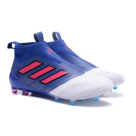 adidas ace  purecontrol laceless fg blue red white