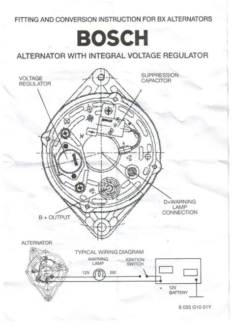 bosch alternator wiring schematic wiring diagram