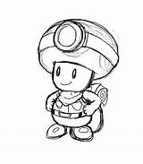 Toad Coloring Pages Mario Super Printable Color Getdrawings Getcolorings sketch template