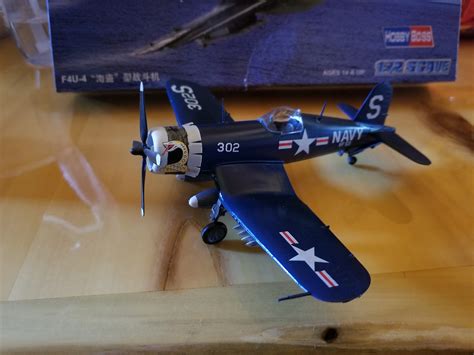 easy build fu  corsair plastic model airplane kit  scale