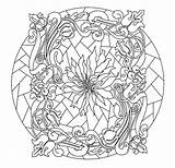 Coloring Pages Mandala Nouveau Mandalas Flores Flowers Colorear Para Dibujos Colouring Color Conduit Search sketch template