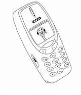 Nokia 3310 Phone Sfondi sketch template