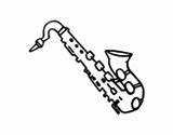 Saxophone Colorir Instrumentos Tenor Saxofone Sassofono Sopro Musicales Dibuixos Strumenti Desenhos Tenore Coloringpagebook Page2 Instruments Musicals Saxofón Musicali Acolore Saxofon sketch template