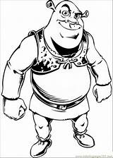 Shrek Coloring Pages Ogre Printable Color Colouring Cartoons Printables Book sketch template
