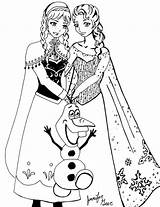 Coloring Anna Pages Princess Frozen Disney Online Print sketch template