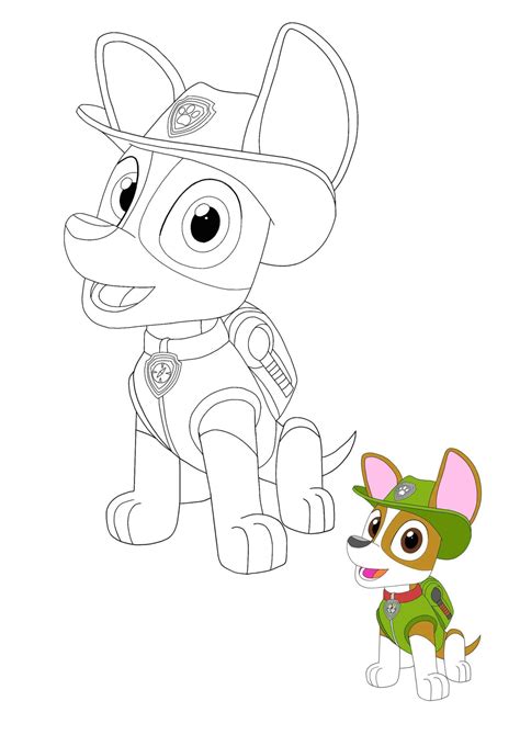 paw patrol tracker coloring pages paw patrol coloring pages paw