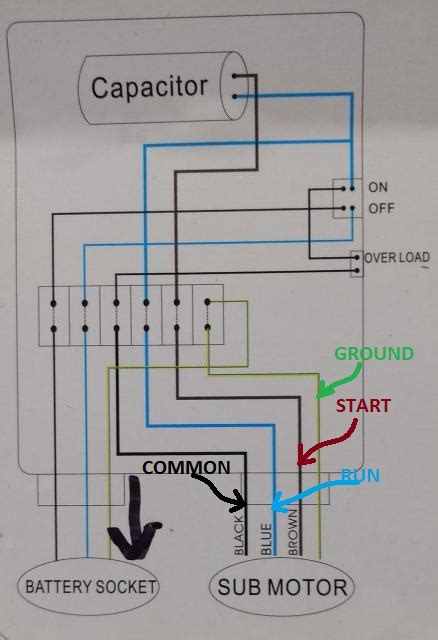water pump wiring diagram single phase robhosking diagram
