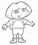 Dora Pages Coloring Coloringpagesabc Posted Gif sketch template