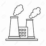 Refinery Oil Plant Drawing Getdrawings Clipart Stylized Chimneys Smoking Icon Chimney Smoke Dreamstime Illustrations sketch template