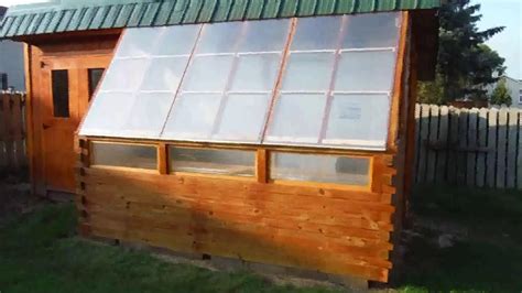 insulated greenhouse shed complete build youtube