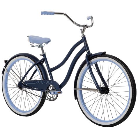 huffy  cranbrook womens beach cruiser bike blue walmartcom