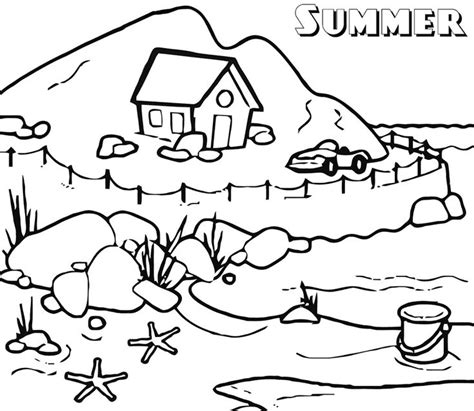 summer coloring sheets printable  children  worksheets summer