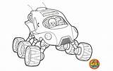 Colouring Truckster Jetters sketch template