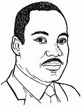 Luther Martin King Coloring Jr Pages Drawing Dr Clipart Sheets Sheet Printable Junior Color Drawings Cartoon Easy Kids Template Realistic sketch template