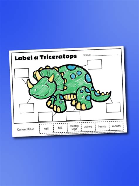 dinosaur preschool  prep worksheets activities distance learning