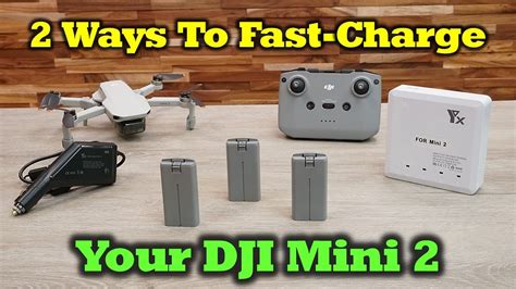 ways  fast charge  dji mini  drone youtube