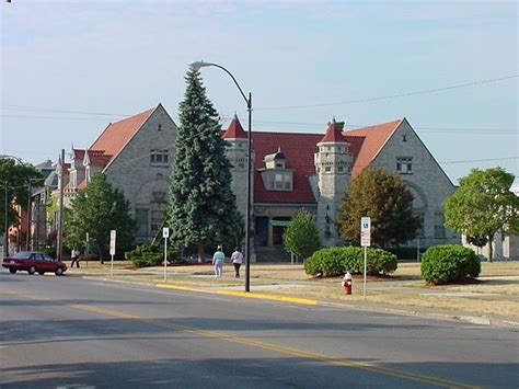 sandusky oh downtown sandusky oh park sandusky library july 2001 photo picture image