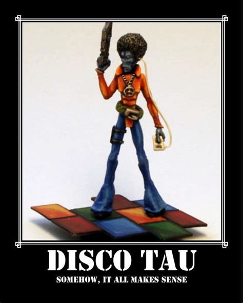 disco tau makes total sense pic of the day spikey bits
