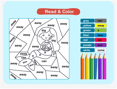 color  sight word color  sight word kindergarten