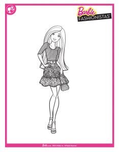 barbie printable coloring pages classy mommy