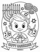 Hanukkah Hannukah Colouring sketch template