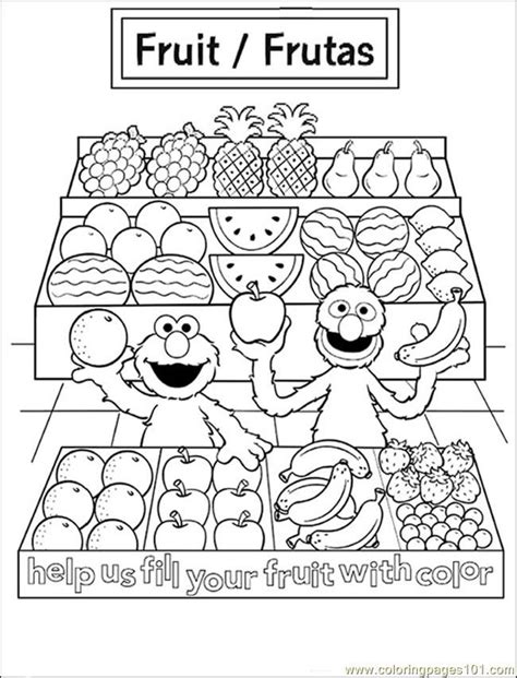 fruit color page food coloring pages coloring pages preschool food