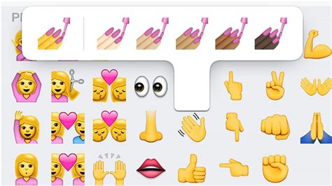 Diverse Thumbs Up Emojis With Different Skin Tones