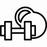 Outline Weights Icon Dumbbell Logo Vector Fitness Weight Icons Health Svg Workout Vectors Edit Eps Ago Years Check sketch template