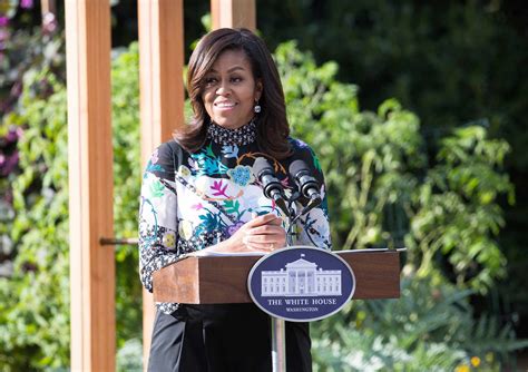Michelle Obama Dedicates White House Garden In Emotional Ceremony