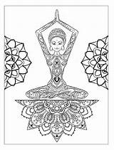 Coloring Mandalas Chakra Getcolorings Zen sketch template