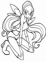 Winx Stella Coloring Pages Club Girls Recommended Clipartmag Drawing sketch template