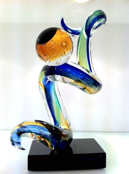 Murano Abstract Glass Sculpture Glass Sculpture Glass Art Glass Artwork
