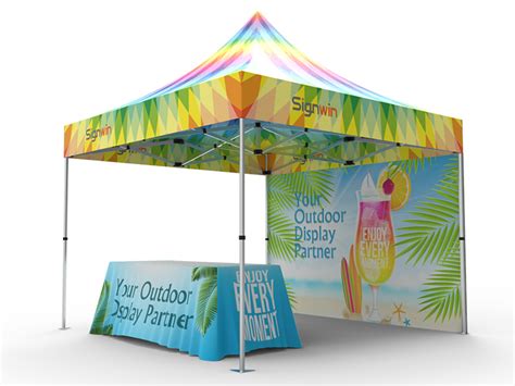 10x10 Custom Pop Up Canopy Tent Combos 15 Signwin