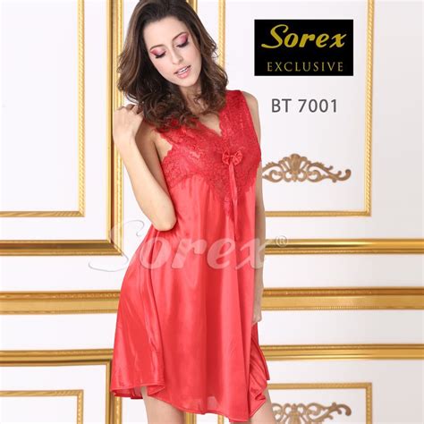 Baju Tidur Wanita Satin Halus Premium Lingerie Sorex Exclusive Bt 7001