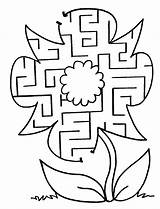Mazes Printable Kids Maze Coloring Pages Flower Game Fun Preschool Printables Children Tipster Teacher Activities Puzzle Puzzles Worksheet Print Worksheets sketch template