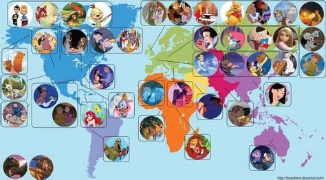 world map plotting  locations  disney movies disney map  disney  disney