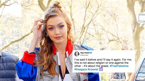 gigi hadid spoke out about israeli palestinian conflict but now says