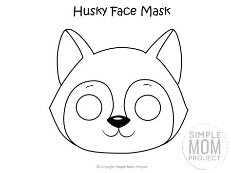 printable dog face mask templates dog face puppy coloring pages