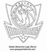 Mavericks Dallas Stencils Choose Board sketch template