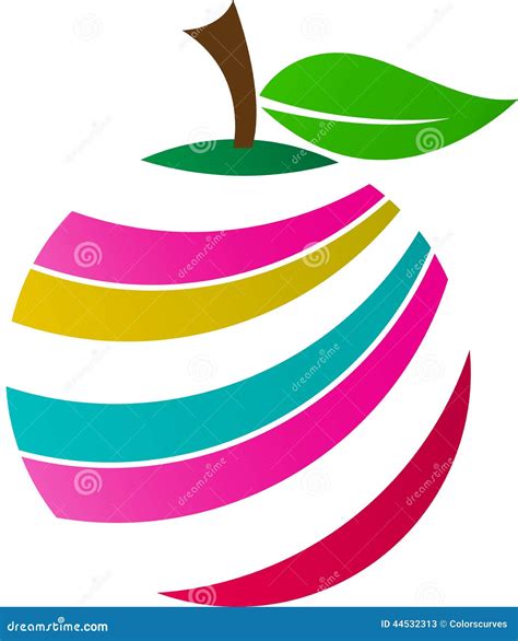 fruit logo stock vector image