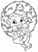 Coloriage Simba Ancenscp sketch template