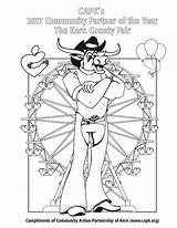 Coloring Fair County Pages Sheet Partner Community Year Kern Color Printable Bull Kc Getcolorings sketch template